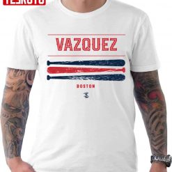 Christian Vazquez Vintage Baseball Bat Unisex T-Shirt