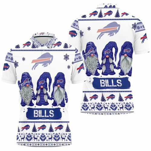 Christmas Gnomes Buffalo Bills Ugly Sweatshirt Christmas 3d Polo Shirt Model A1994 All Over Print Shirt 3d T-shirt