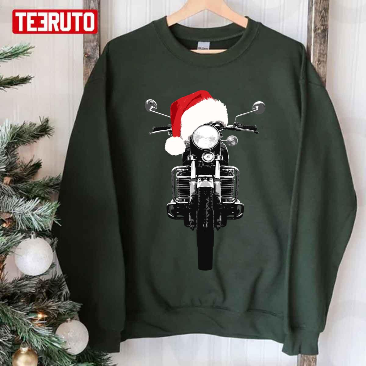 Christmas Hat Gift Suzuki Gt750 Unisex Sweatshirt