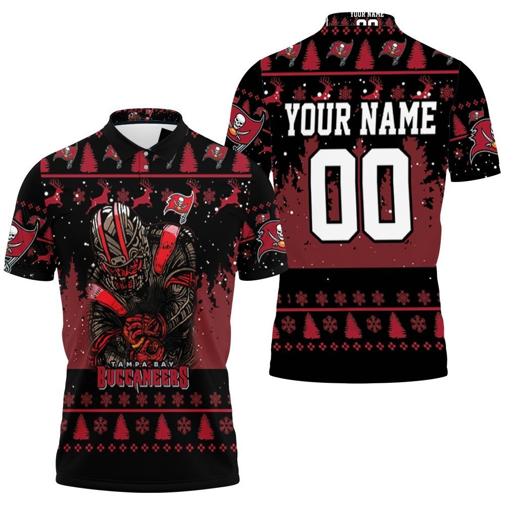 Christmas Pattern Tampa Bay Buccaneers Siege The Day For Fan 3d Printed Personalized Polo Shirt All Over Print Shirt 3d T-shirt