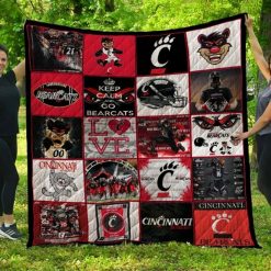 Cincinnati Bearcats Ncaa Quilt Blanket