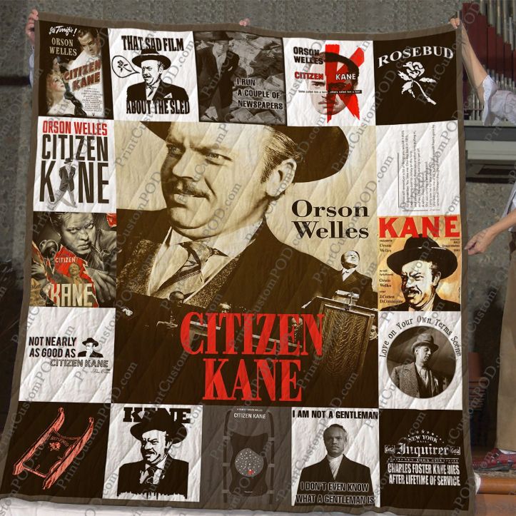 Citizen Kane T-Shirt Quilt Blanket