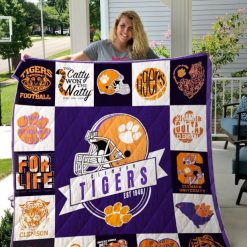Clemson Tigers Collection.Great Quilt Blanket