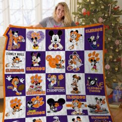 Clemson Tigers Disney Quilt Blanket