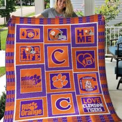 Clemson Tigers Quilt Blanket