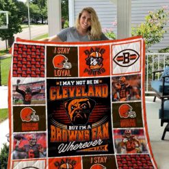 Cleveland Browns Collection Quilt Blanket