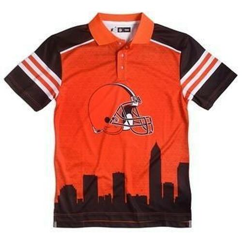 Cleveland Browns Thematic Polyester Polo Shirt 3d All Over Print Shirt 3d T-shirt