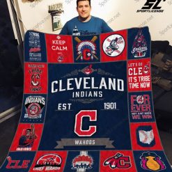 Cleveland Indians Collected Quilt Blanket