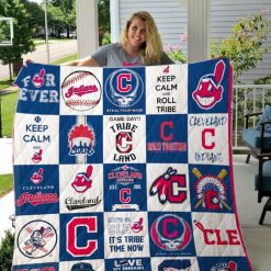 Cleveland Indians Combined Custom Quilt Blanket