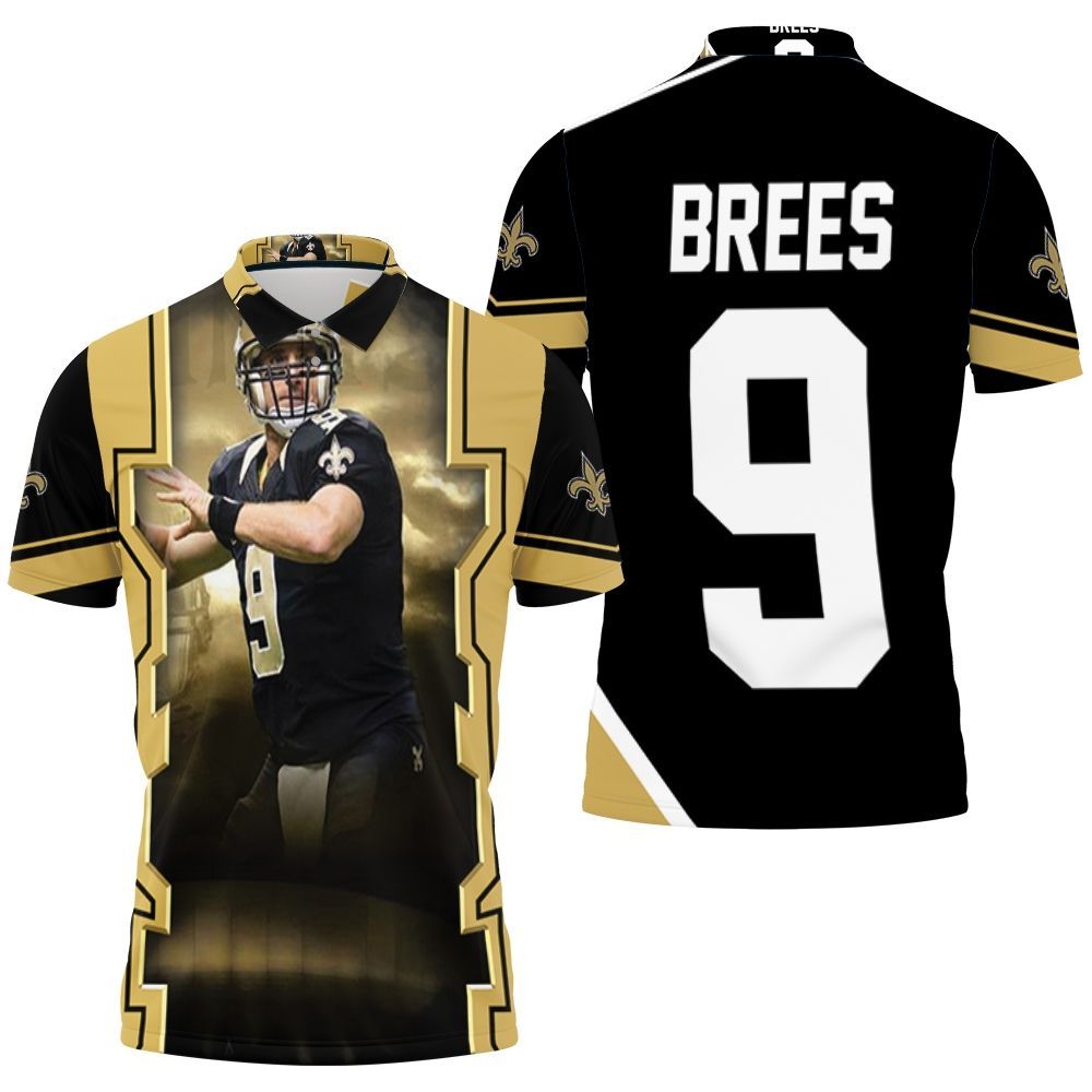 Cloud Drew Brees New Orleans Saints Polo Shirt All Over Print Shirt 3d T-shirt