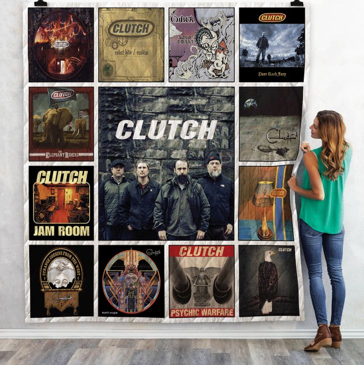 Clutch Band Albums Collection Quilt Blanket