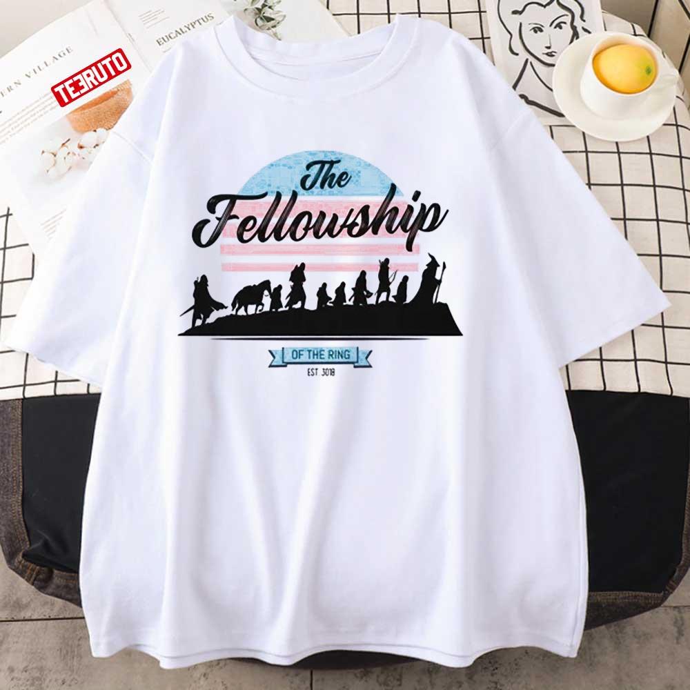 Color Moon Fellowship The Lord Of The Rings Unisex T-Shirt