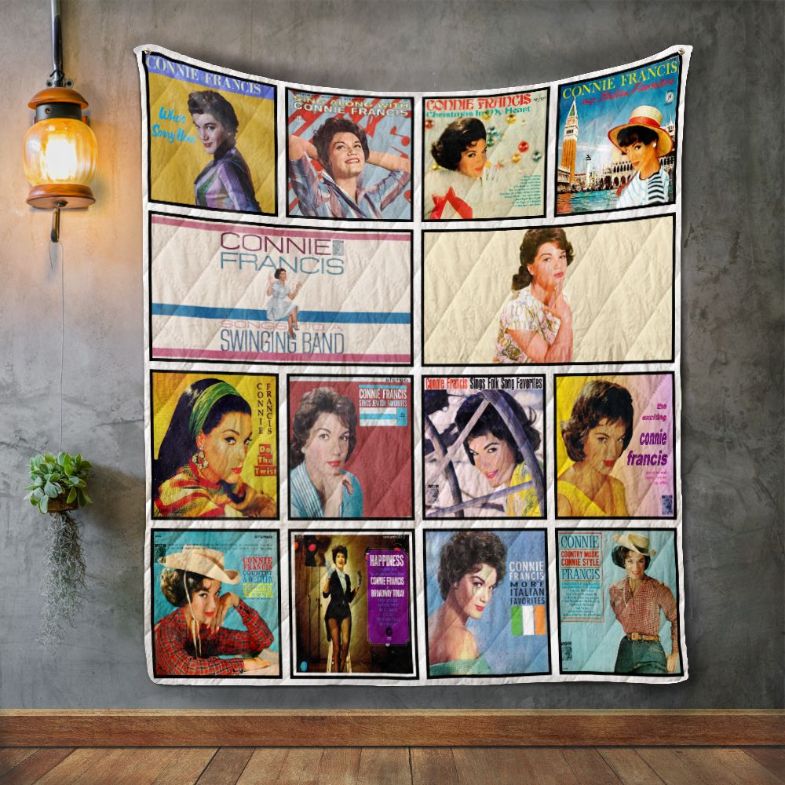 Connie Francis Album  Quilt Blanket