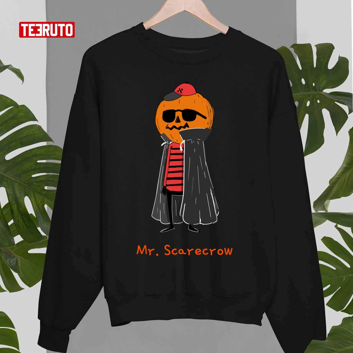 Cool Pumpkin Mr. Scarecrow Halloween Unisex Sweatshirt