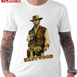 Cowboy Actor Clint Eastwood Vintage Graphic Unisex T-shirt