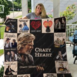 Crazy Heart Vintage Quilt Blanket