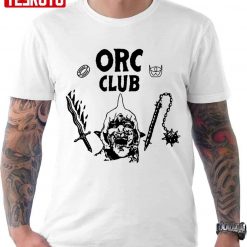 Crossover Orc Club Hellfire Club Stranger Things X Lord Of The Rings Unisex T-Shirt
