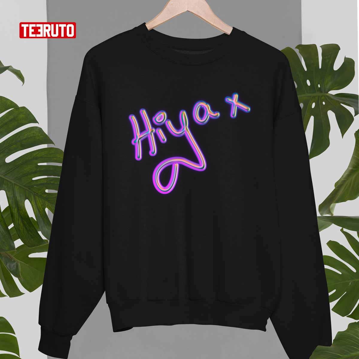 Cute 3d Hiya X Design Pink Neon Unisex T-Shirt