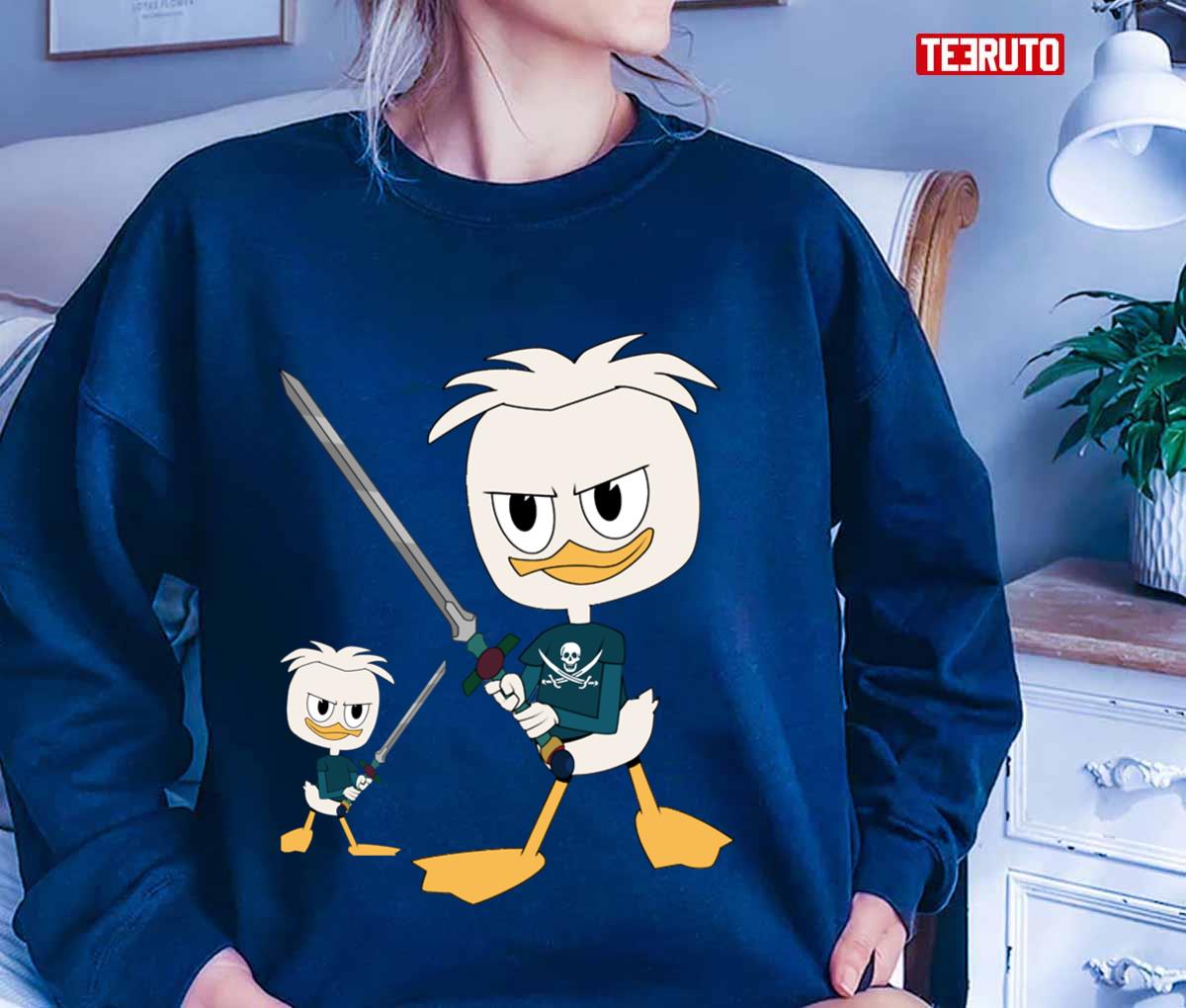 Cute Duck With A Sword And Defend Yourself It Will Melt Your Enemies Away Unisex T-Shirt