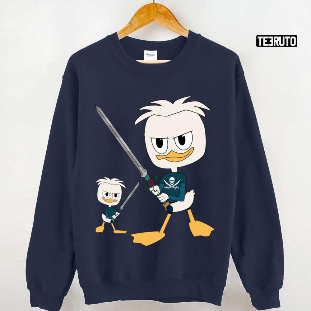 Cute Duck With A Sword And Defend Yourself It Will Melt Your Enemies Away Unisex T-Shirt