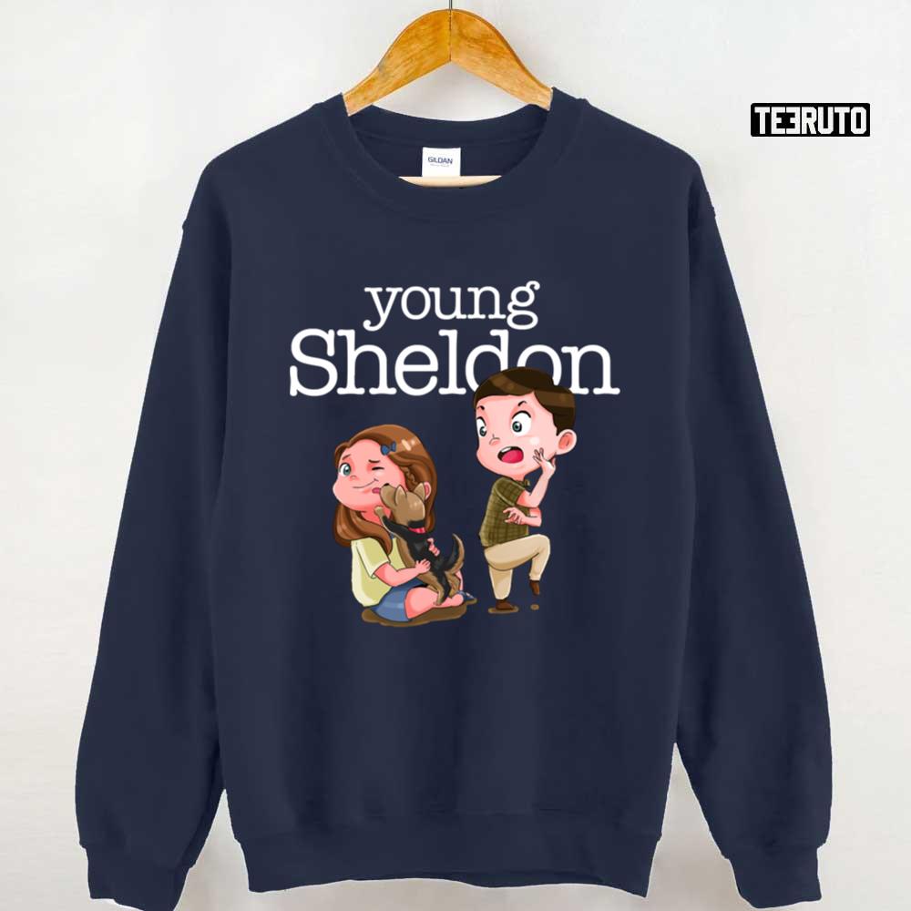 Cute Fanart Young Sheldon Unisex T-Shirt