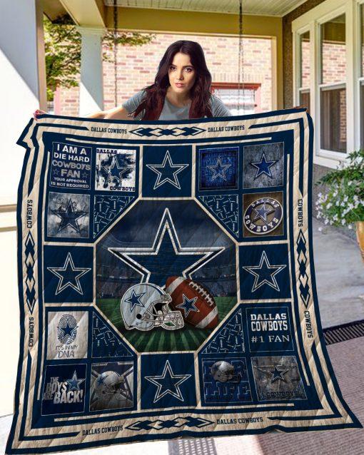 Dallas Cowboys Quilt Blanket LC16 - Teeruto