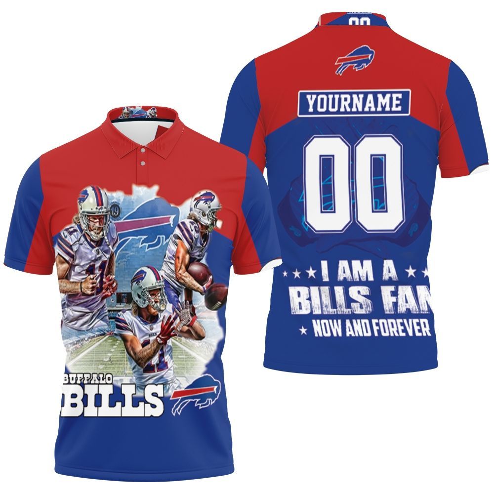 Damn Right Im Bills Fans Now And Forever Buffalo Bills Personalized Polo Shirt All Over Print Shirt 3d T-shirt