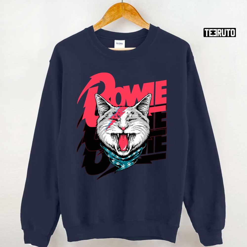 David Bowie Cat Unisex T-Shirt