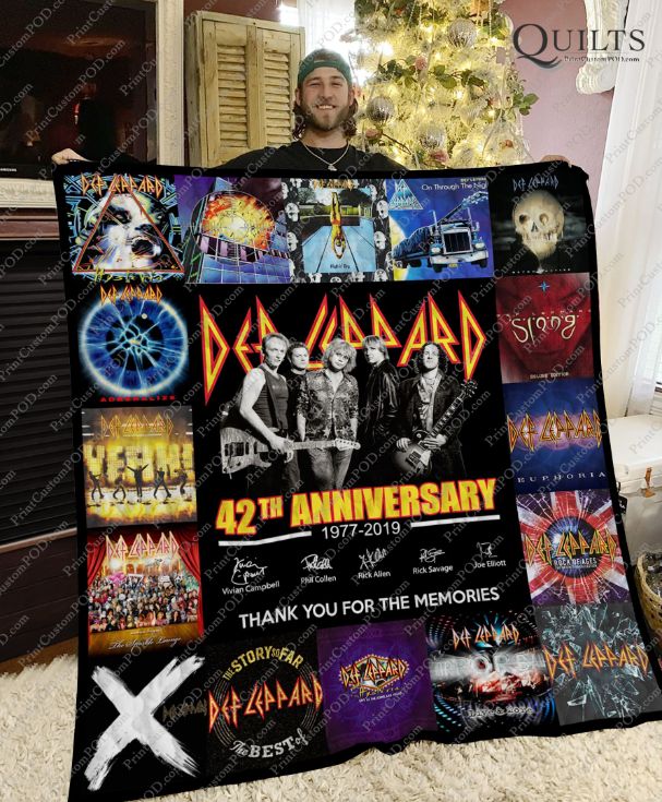 Def Leppard Collection Quilt Blanket Teeruto