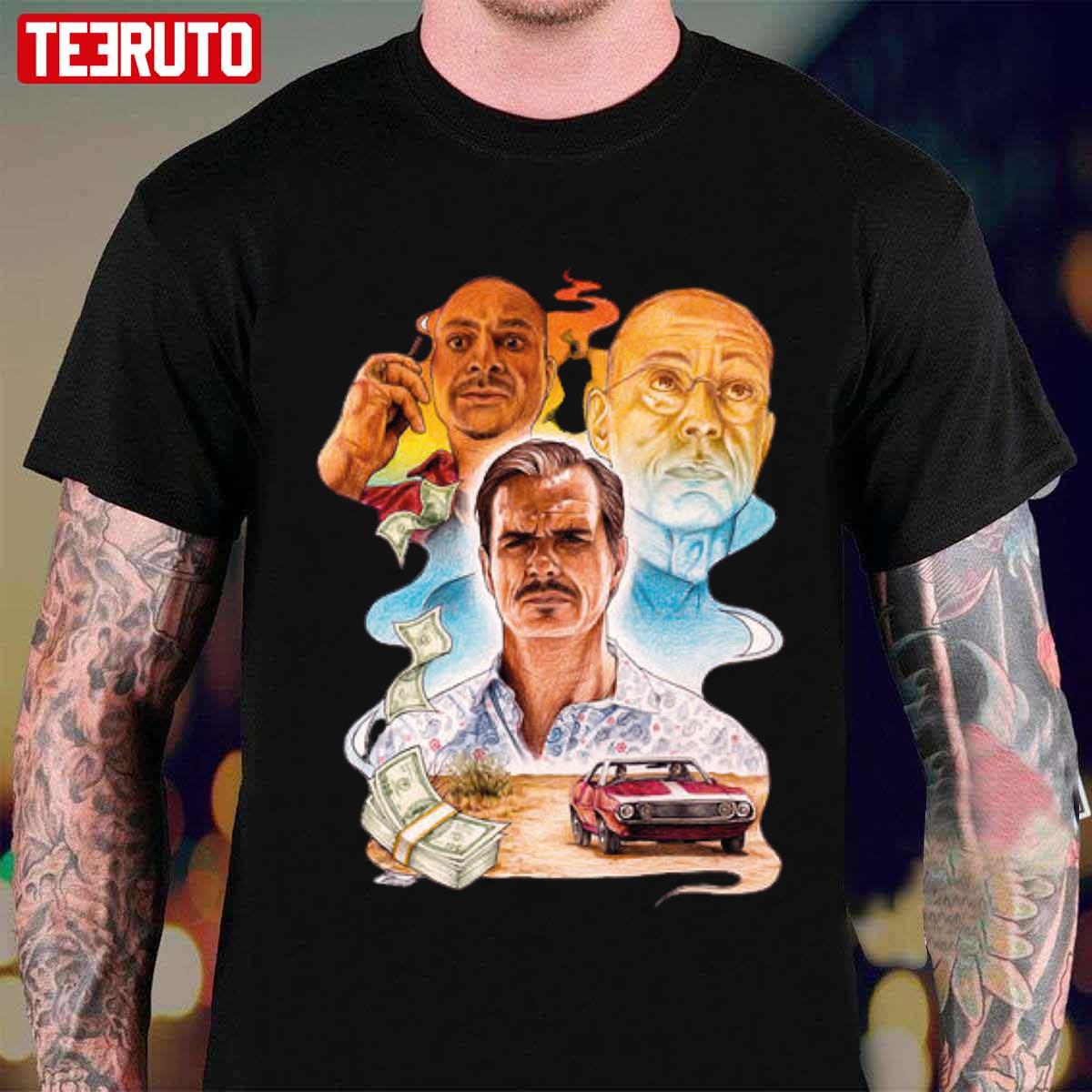 Digital Art Of Better Call Saul Season 6 Characters Unisex T-shirt