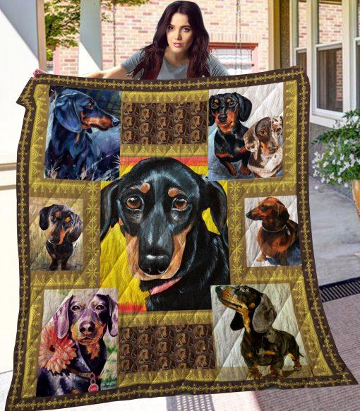 Dog Breed Dachshund Quilt Blanket Teeruto