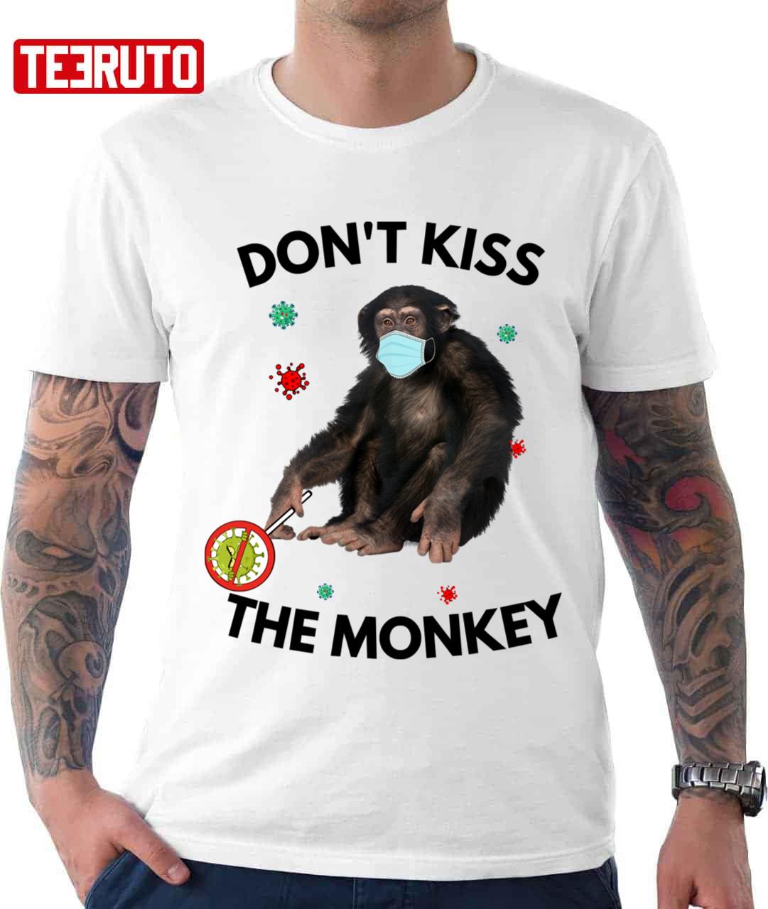 Don't Kiss The Monkey Beat Monkeypox 2022 Unisex Sweatshirt