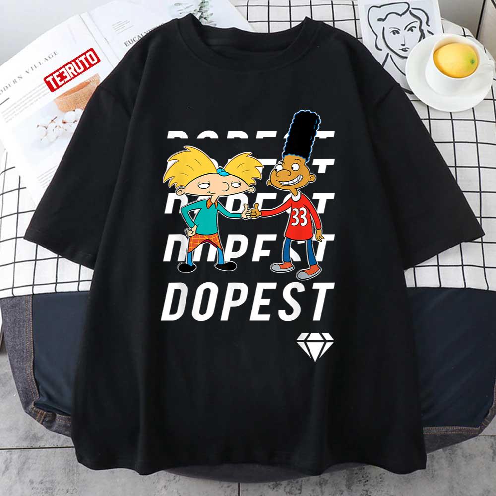 Dopest Hand Shake Nickelodeon Hey Arnold Unisex T-Shirt