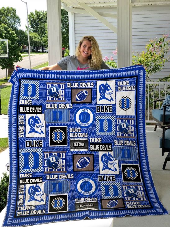 Duke Blue Devils Fan Made Quilt Blanket - Teeruto