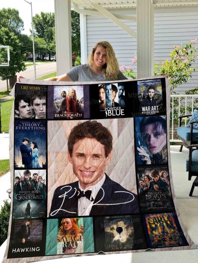 Eddie Redmayne Collection Quilt Blanket Teeruto