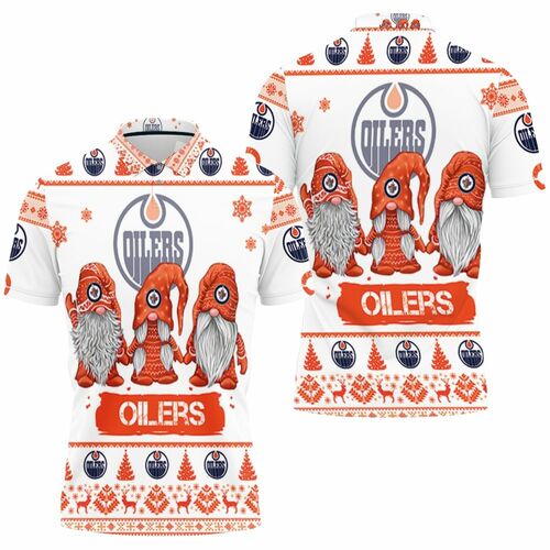 Edmonton Oilers Christmas Gnomes Ugly Sweatshirt Christmas 3d Polo Shirt Model A31417 All Over Print Shirt 3d T-shirt