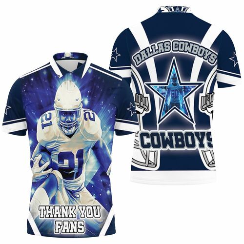 Emmitt Smith #22 Dallas Cowboys Super Bowl 2021 Nfc East Division Polo Shirt Model A4982 All Over Print Shirt 3d T-shirt