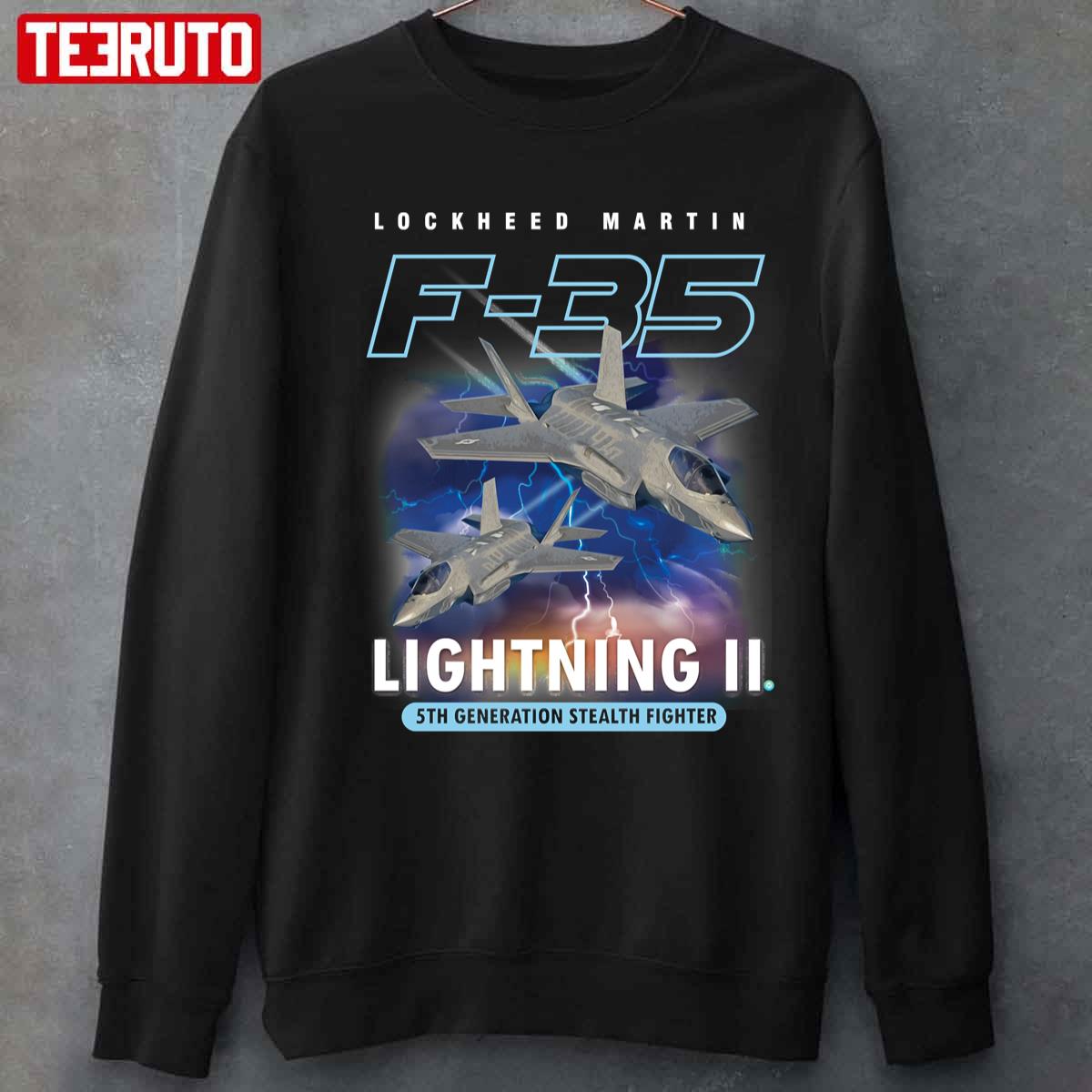 F-35 Lightning II Lockheed Martin Pilot Gift Unisex Sweatshirt