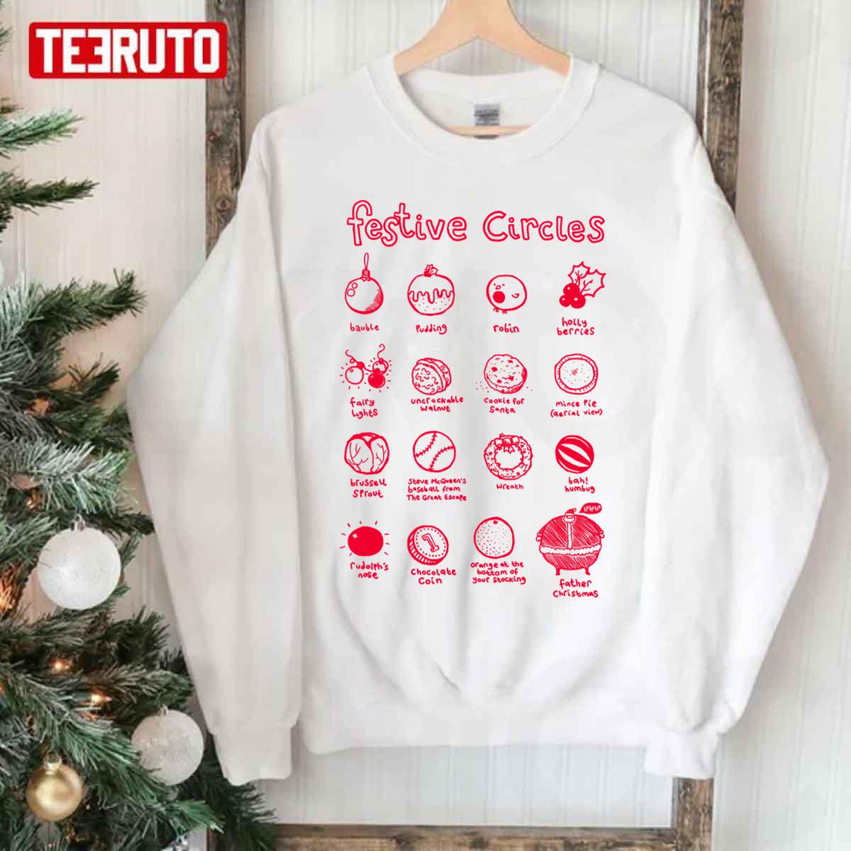 Festive Circles Unisex Sweatshirt