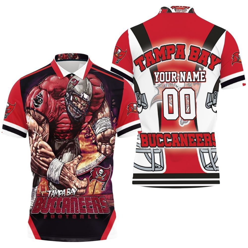 Football Giant Player Tampa Bay Buccaneers Nfc South Champions Super Bowl 2021 Personalized Polo Shirt All Over Print Shirt 3d T-shirt
