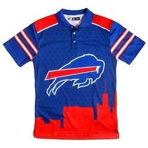 Football Team Buffalo Bills Thematic Polyester Polo Shirt 3d All Over Print Shirt All Over Print Shirt 3d T-shirt