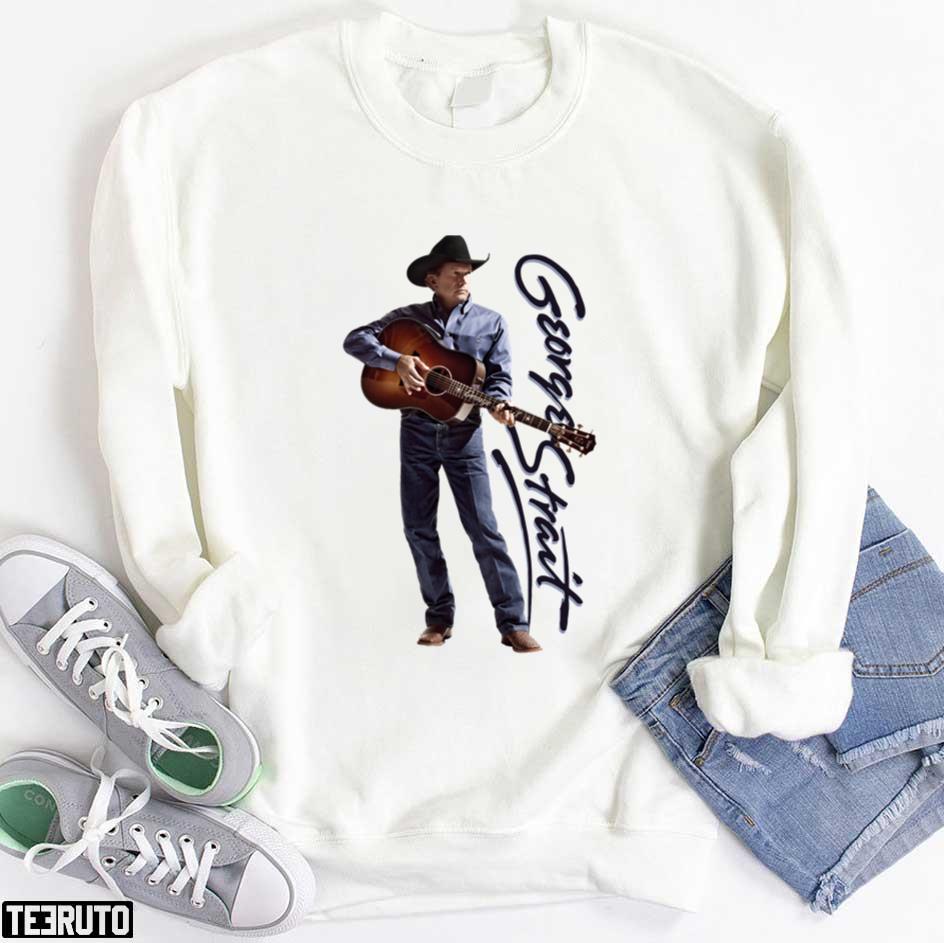 George Strait Playing Guitar Unisex T-Shirt