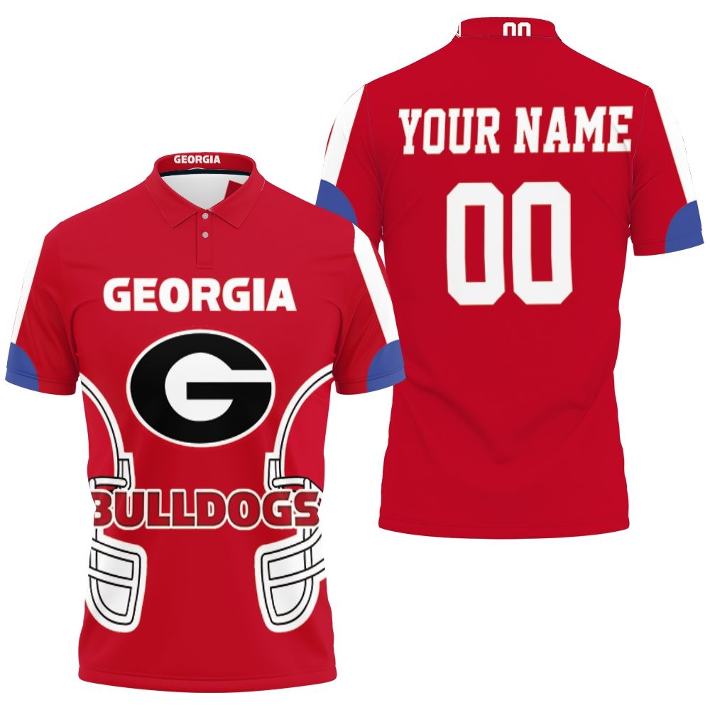 Georgia Bulldogs Ncaa Fan Mascot 3d Personalized Polo Shirt All Over Print Shirt 3d T-shirt