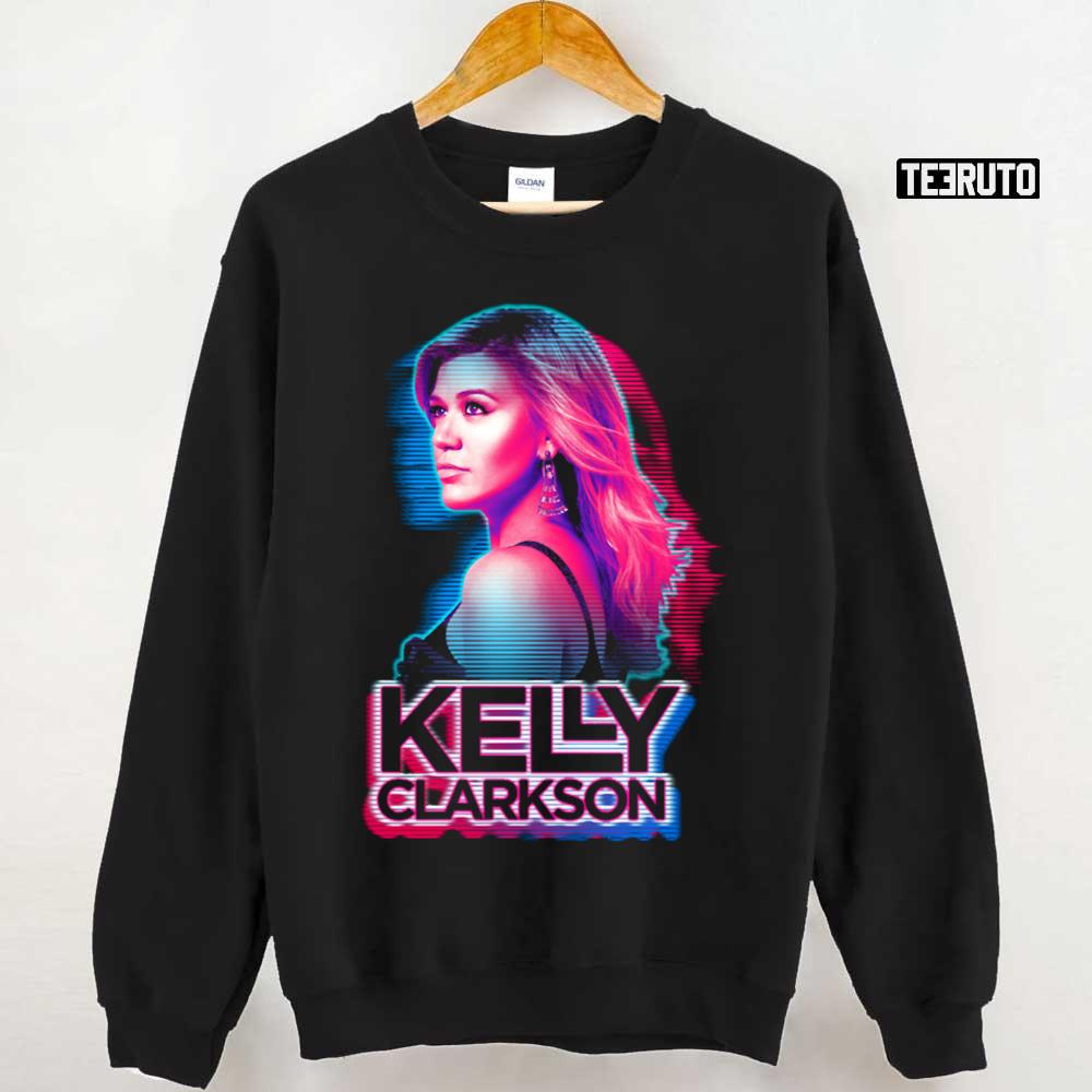 Glitch Kelly Clarkson Art Unisex T-Shirt