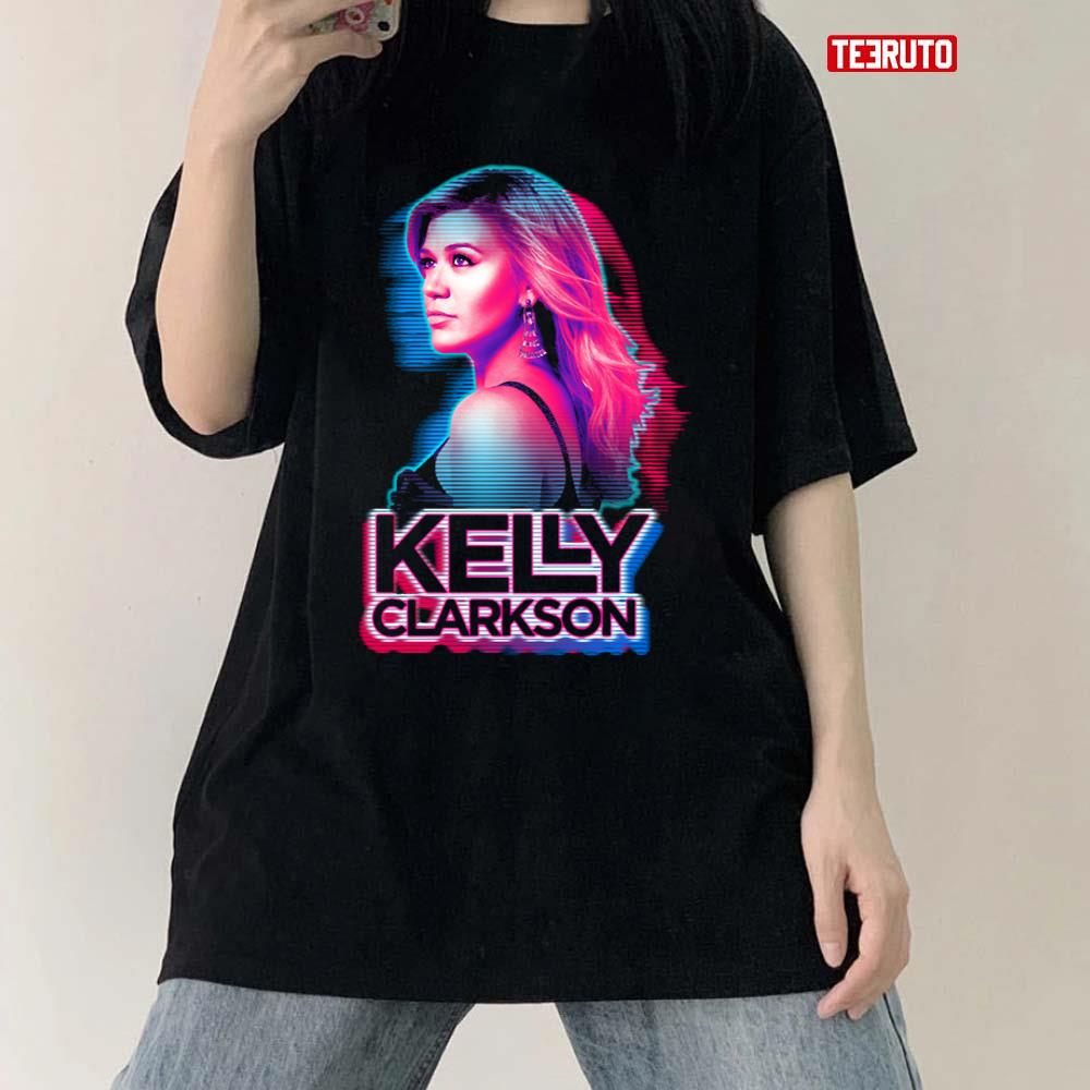 Glitch Kelly Clarkson Art Unisex T-Shirt