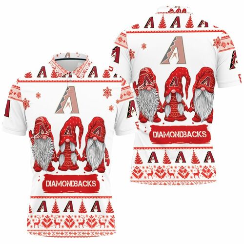 Gnomes Christmas Arizona Diamondbacks Ugly Sweatshirt Christmas 3d Polo Shirt Model A31389 All Over Print Shirt 3d T-shirt