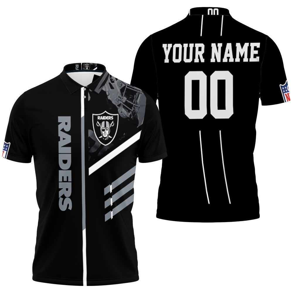 Go Raiders Oakland Raiders Nfl Personalized Polo Shirt All Over Print Shirt 3d T-shirt