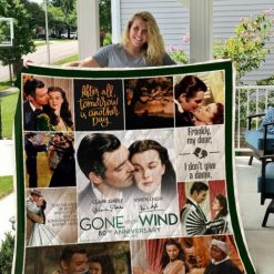 Gone with the Wind Main Characters Quilt Blanket