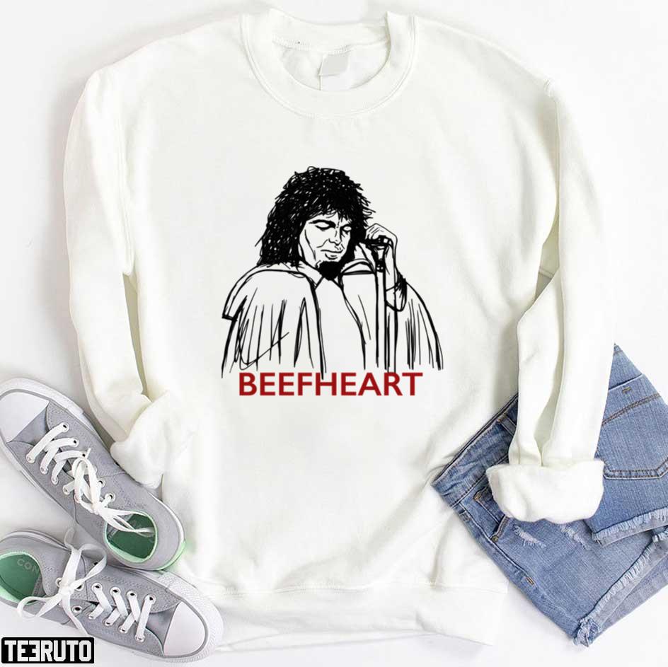 Great Model Captain Beefheart Sketch Graphic For Fan Unisex T-Shirt