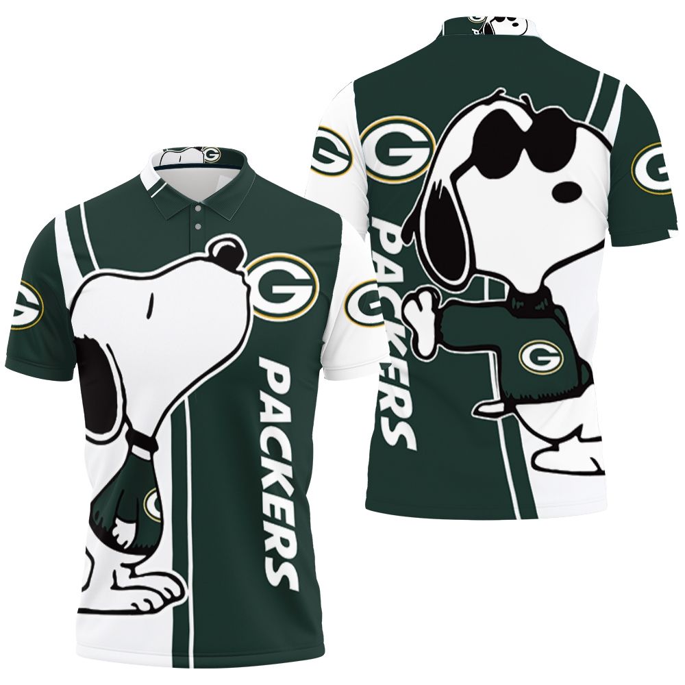 Green Bay Packers Snoopy Lover 3d Printed Polo Shirt All Over Print Shirt 3d T-shirt